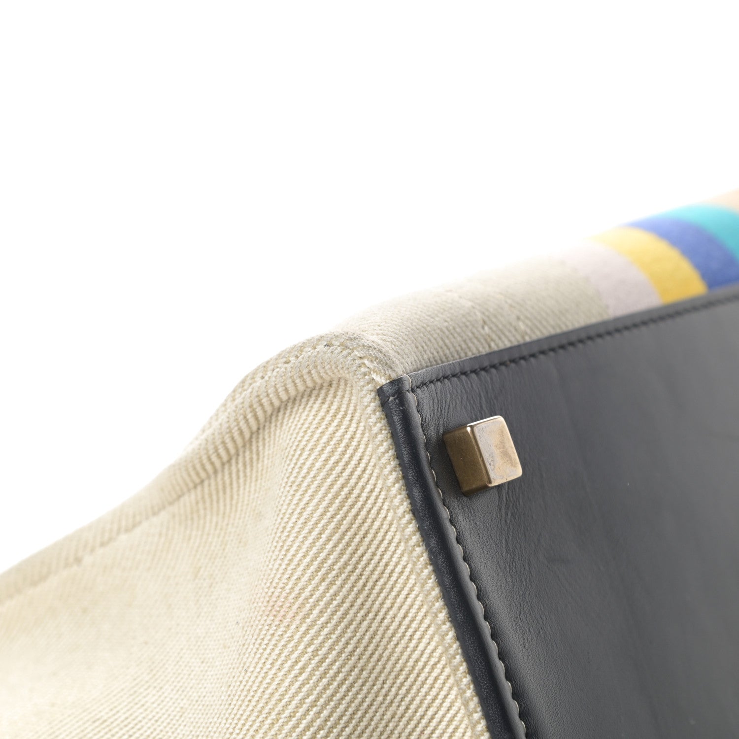 Celine Cotton Canvas Medium Phantom Luggage Multicolor 12 of 16
