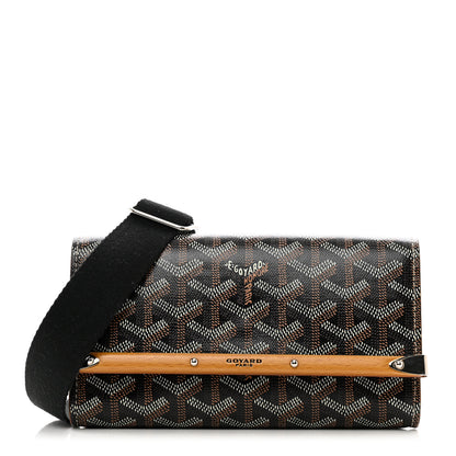 Goyard Goyardine Monte Carlo Mini Case Black Gold 1 of 10