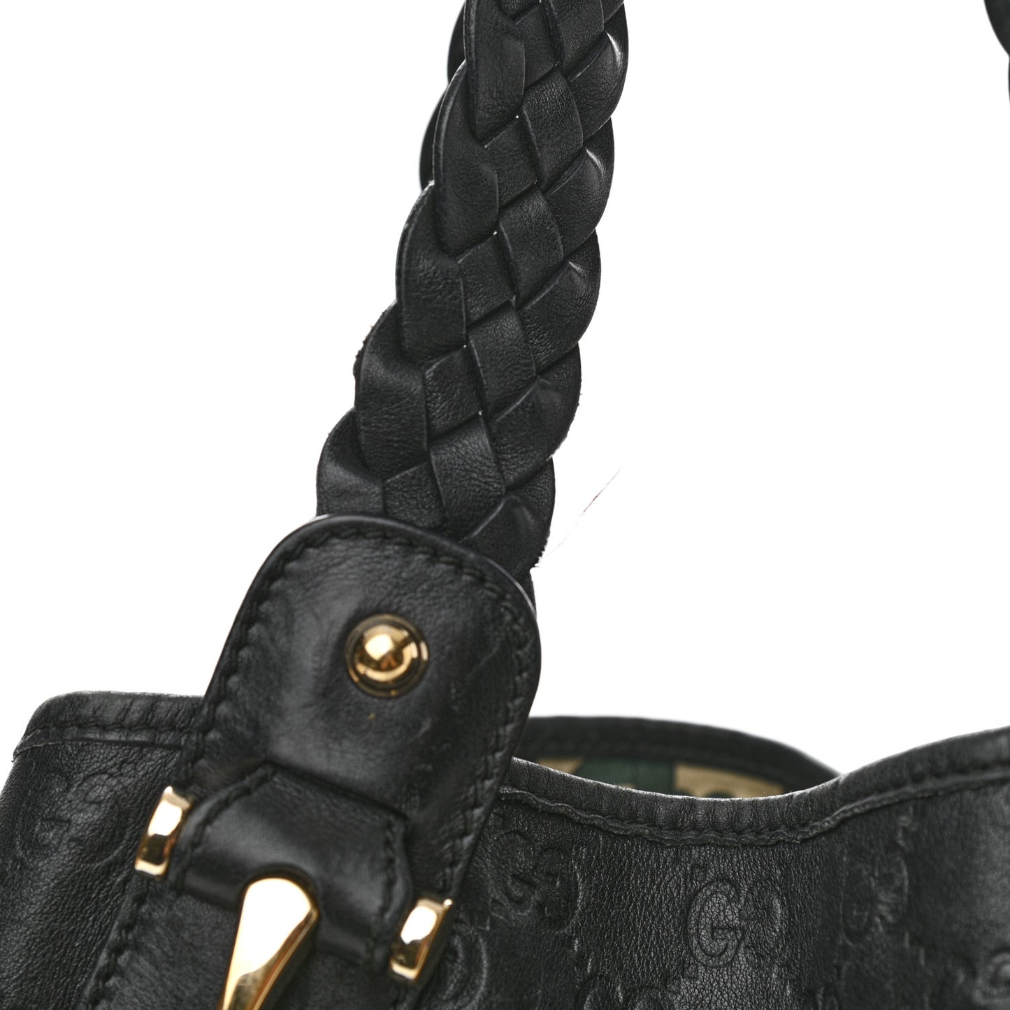 Guccissima Medium Pelham Shoulder Bag Black