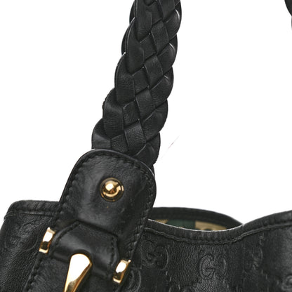 Gucci Guccissima Medium Pelham Shoulder Bag Black 13 of 14