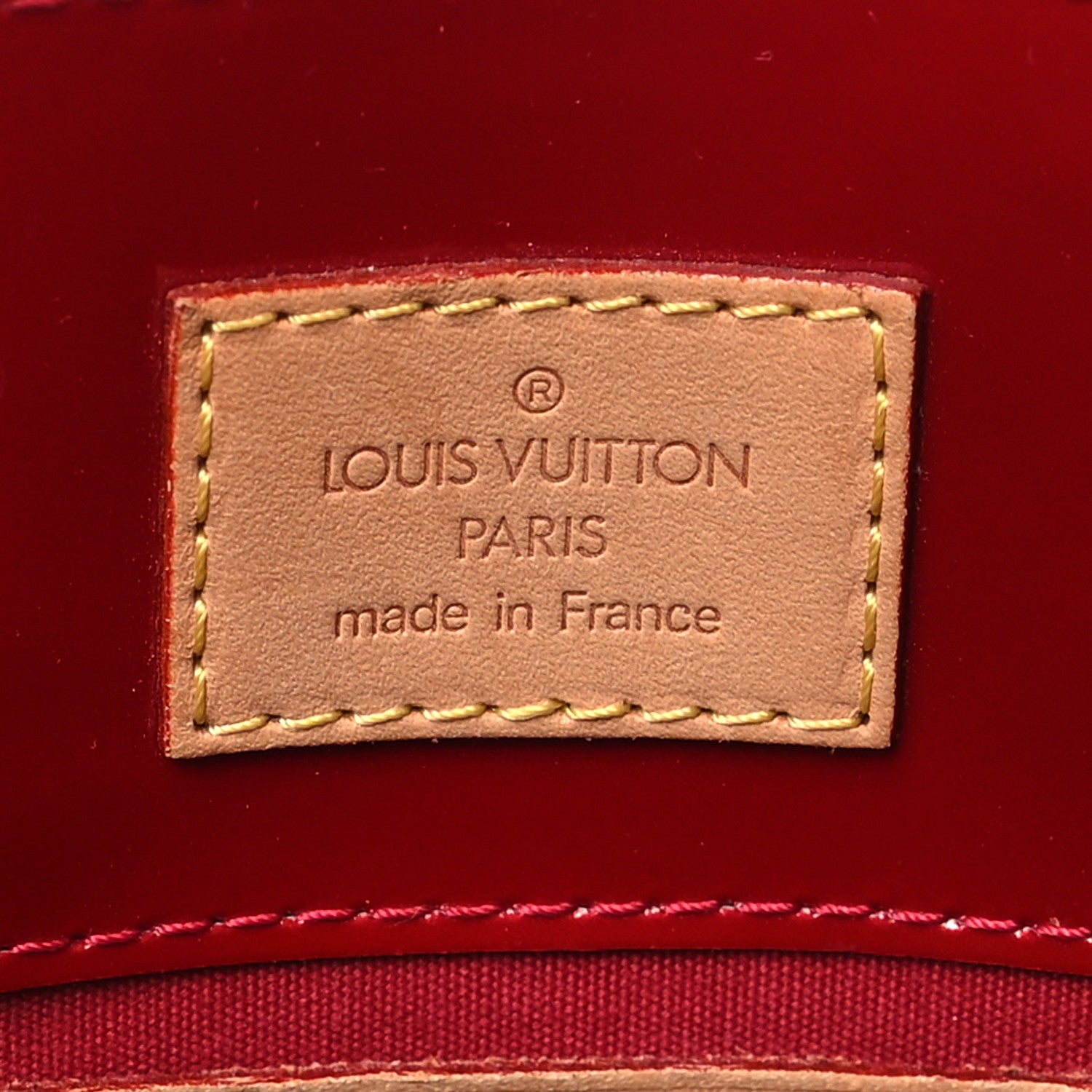 Louis Vuitton Vernis Reade PM Rouge 6 of 8