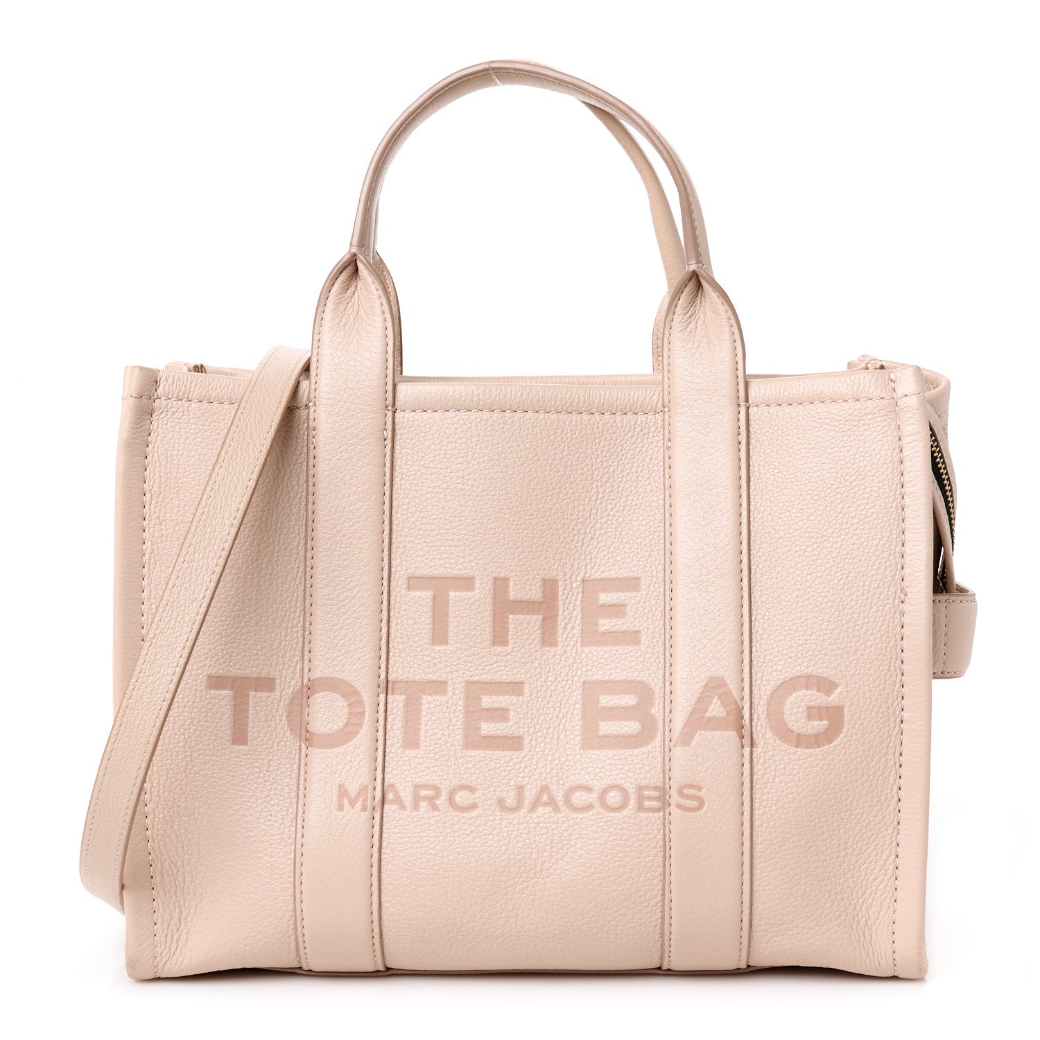 Marc Jacobs Grained Calfskin Medium The Tote Bag Rose Dust 1 of 13