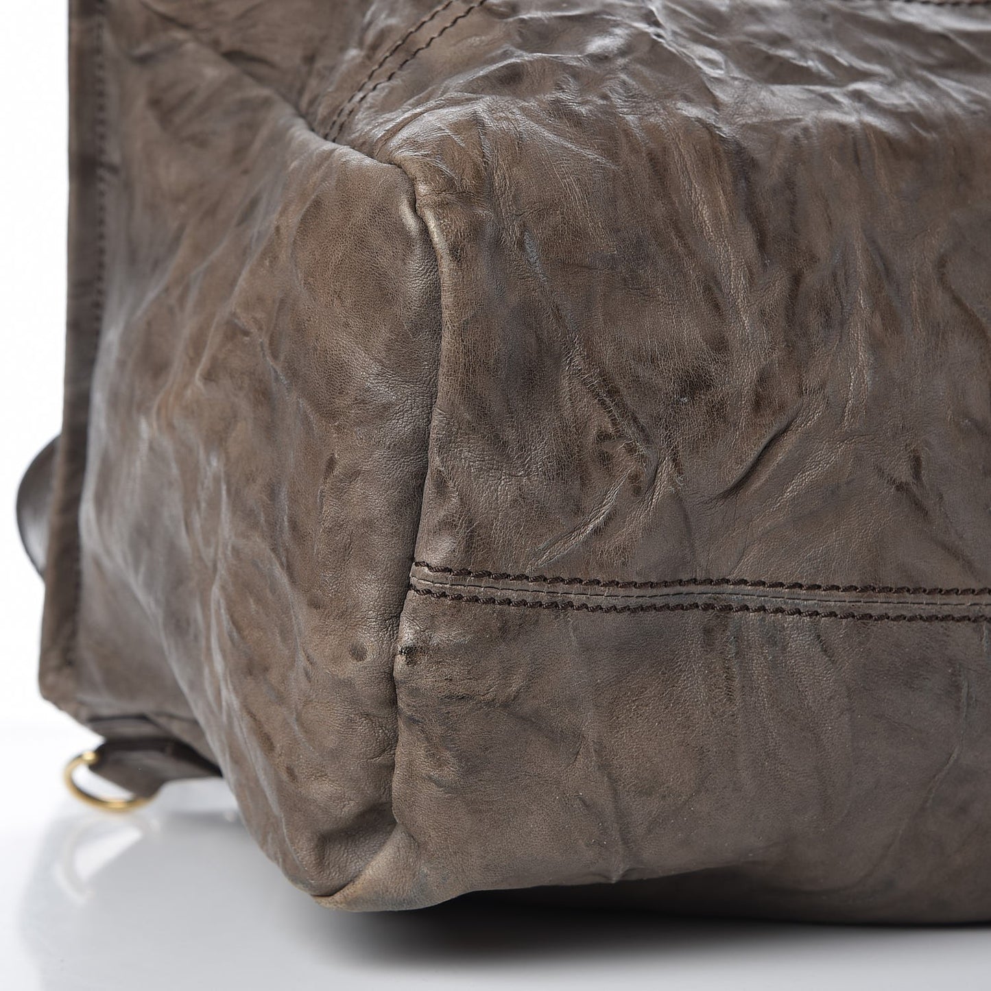 Tumbled Sheepskin Large Pandora Charcoal