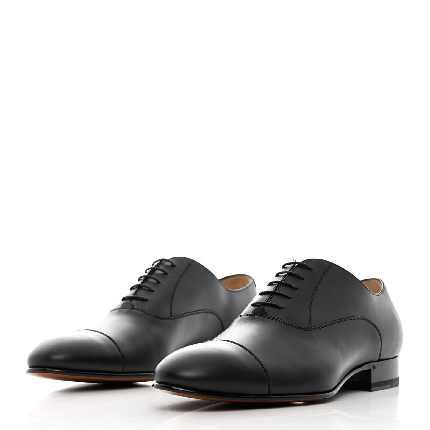 Smooth Calfskin Mens Loafers 44 Black