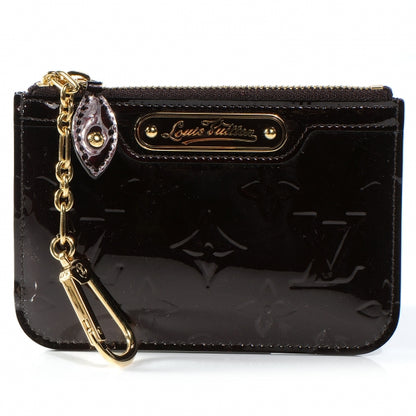 Louis Vuitton Vernis Key Pouch Amarante 1 of 8