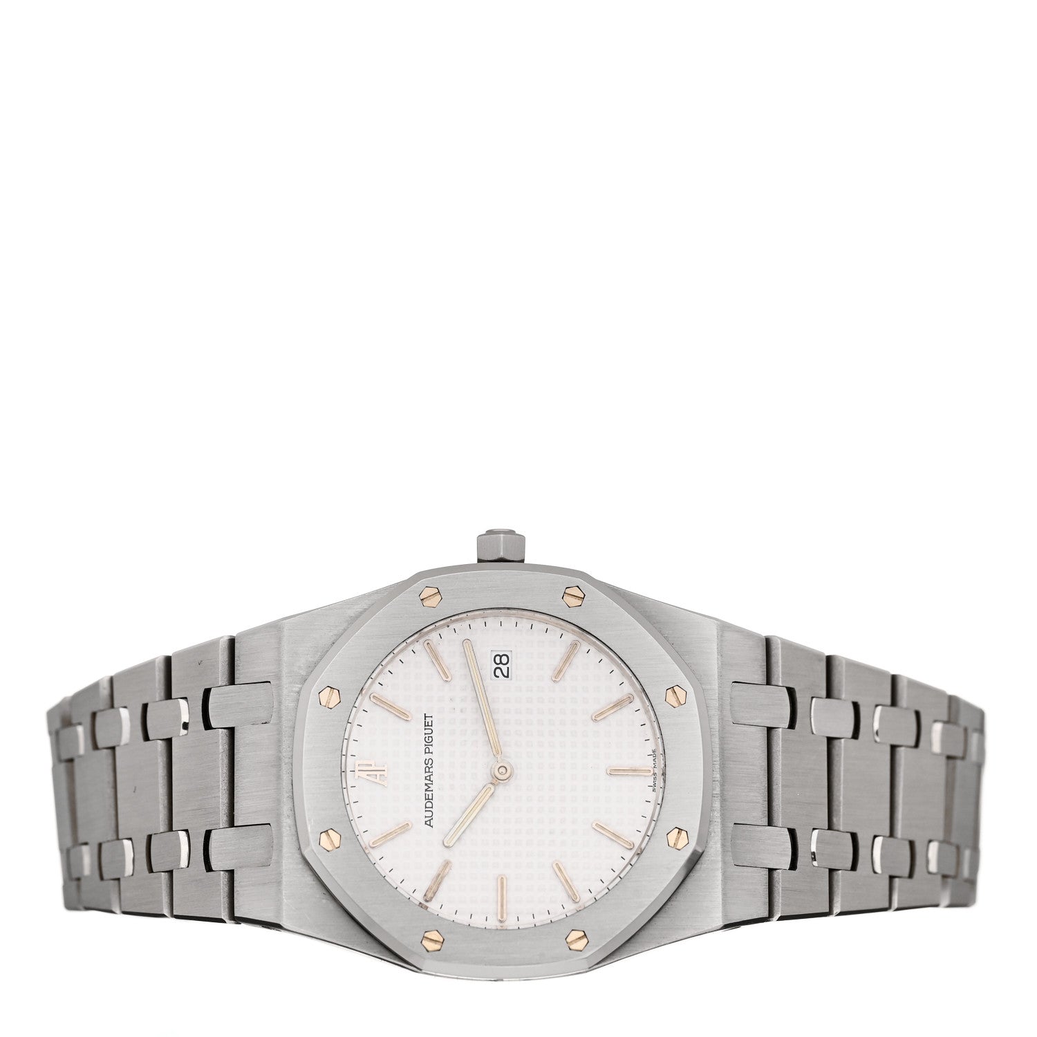 Audemars Piguet Stainless Steel 33mm Royal Oak Quartz Watch White 56175ST 2 of 4