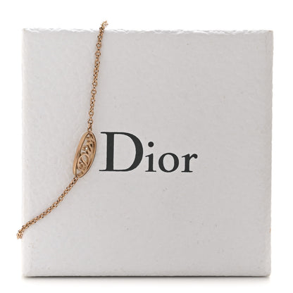 Christian Dior Crystal Dior Logo Bracelet Rose Gold 6 of 6