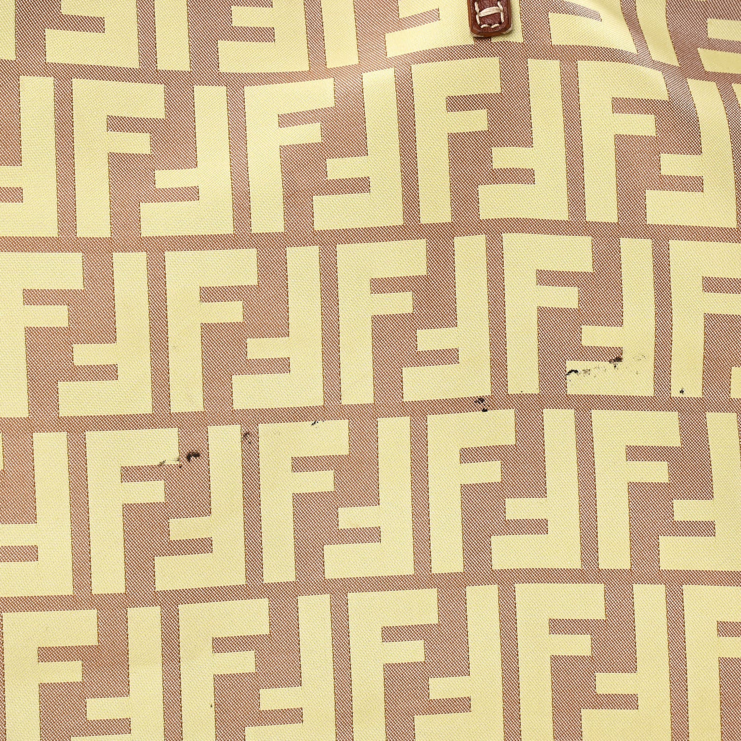 Fendi Canvas Zucca Roll Shopping Tote Tobacco Yellow 12 of 12