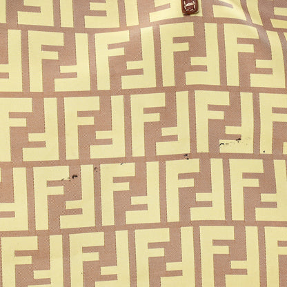 Fendi Canvas Zucca Roll Shopping Tote Tobacco Yellow 12 of 12