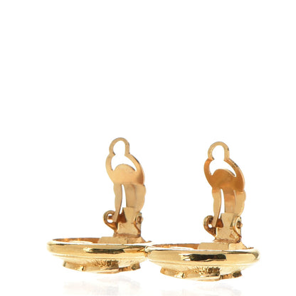 Chanel CC Clip On Earrings Gold 3 of 5
