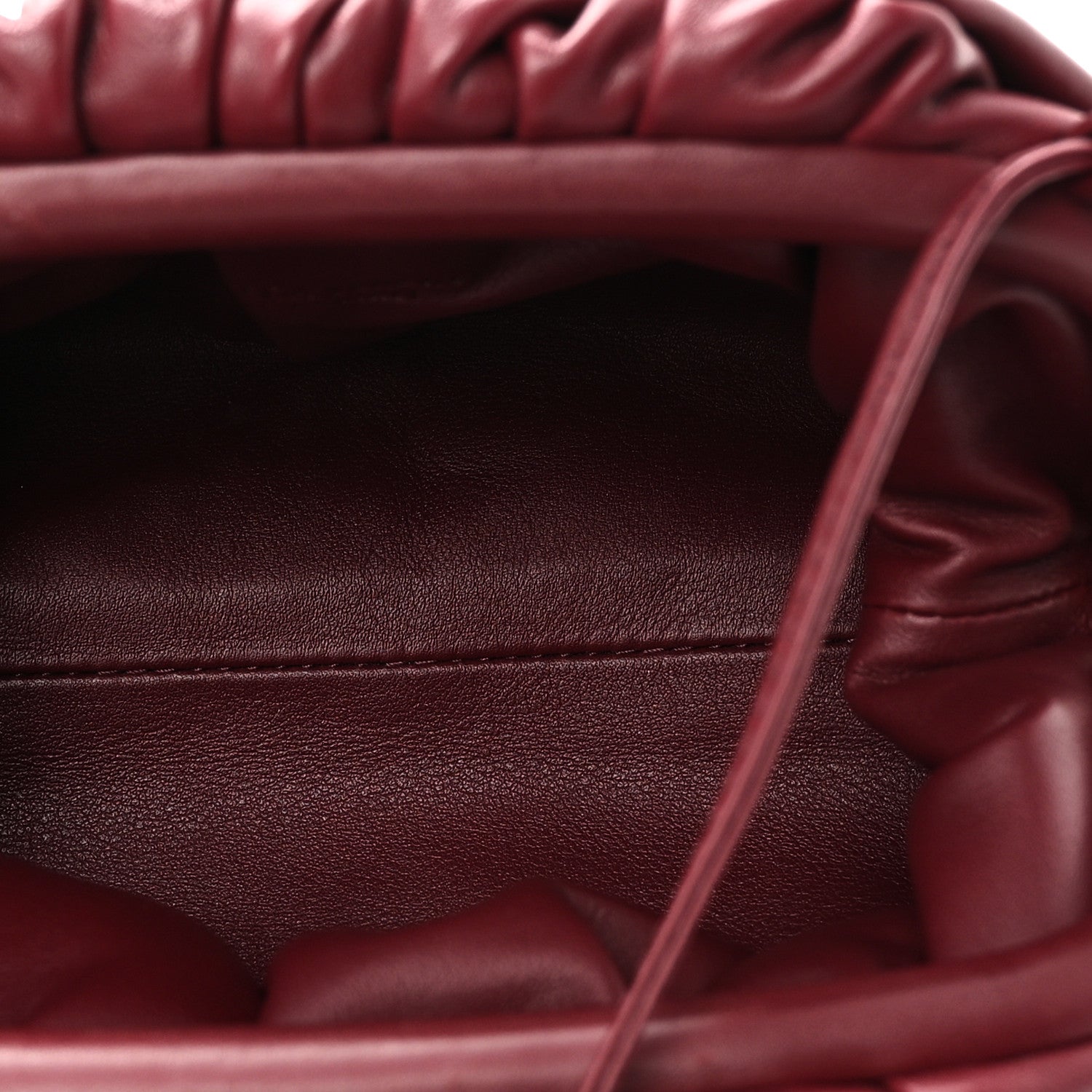 Bottega Veneta Butter Calfskin The Mini Pouch Bordeaux 5 of 10