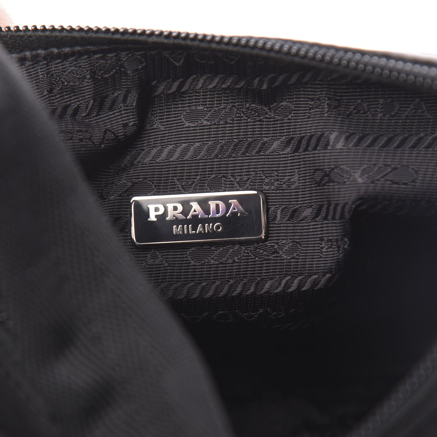Prada Tessuto Nylon Mini Re-Edition 2000 Bag Black 6 of 10