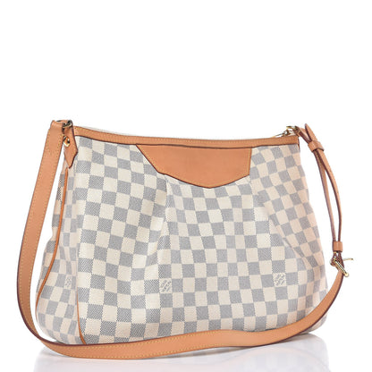Louis Vuitton Damier Azur Siracusa MM 3 of 13