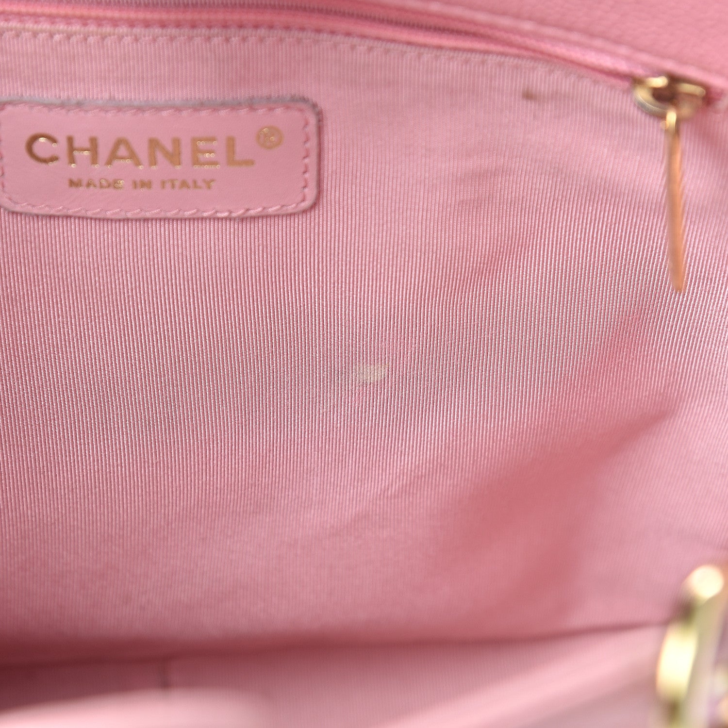 Chanel Caviar Quilted Petit Shopping Tote PST Pink 17 of 19