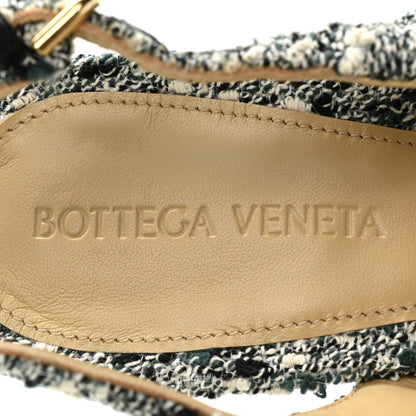 Bottega Veneta Terrazzo Boucle Slingbacks 40 Green Marble 7 of 8