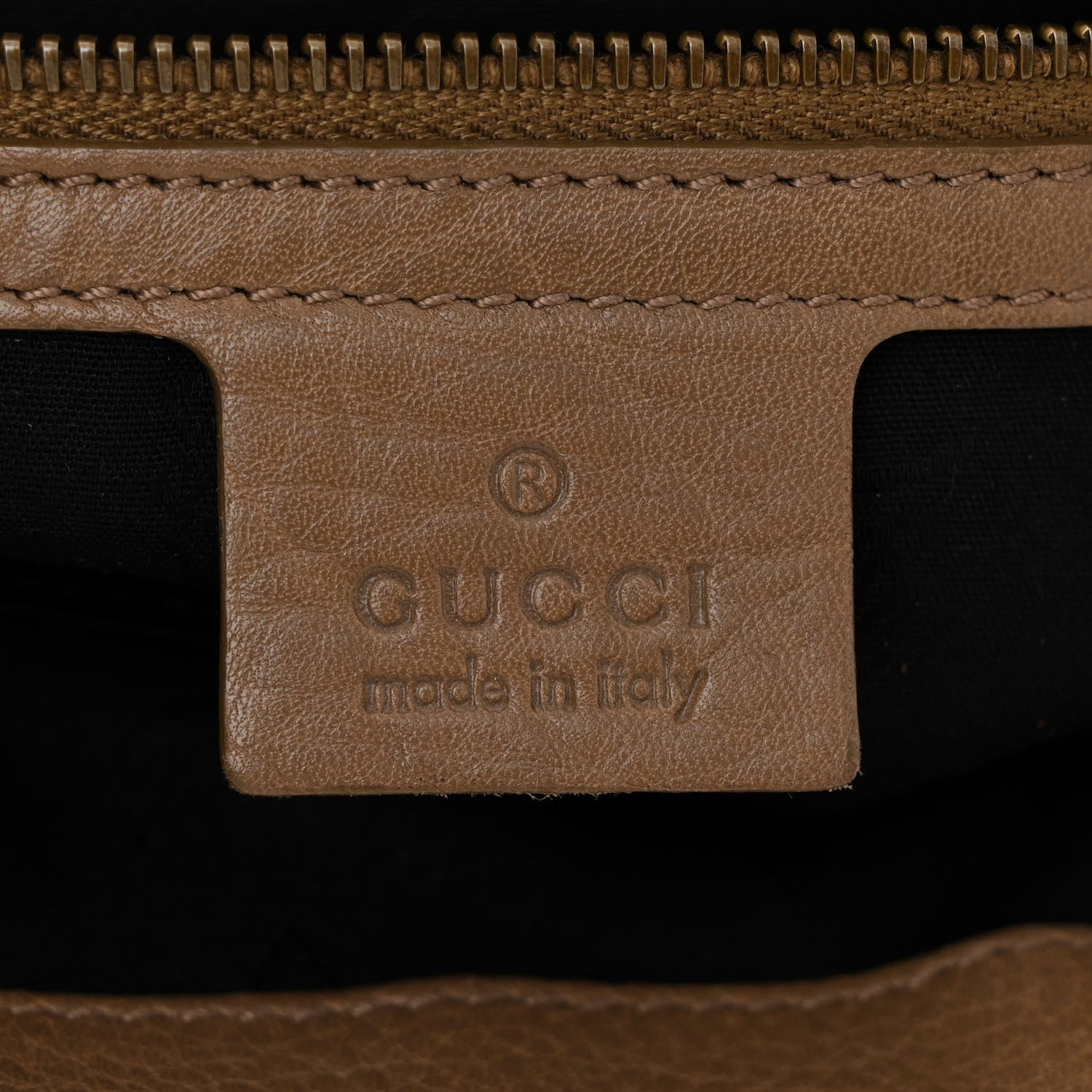 Gucci Suede Cudu Medium 1973 Shoulder Bag Marron Glace 5 of 9
