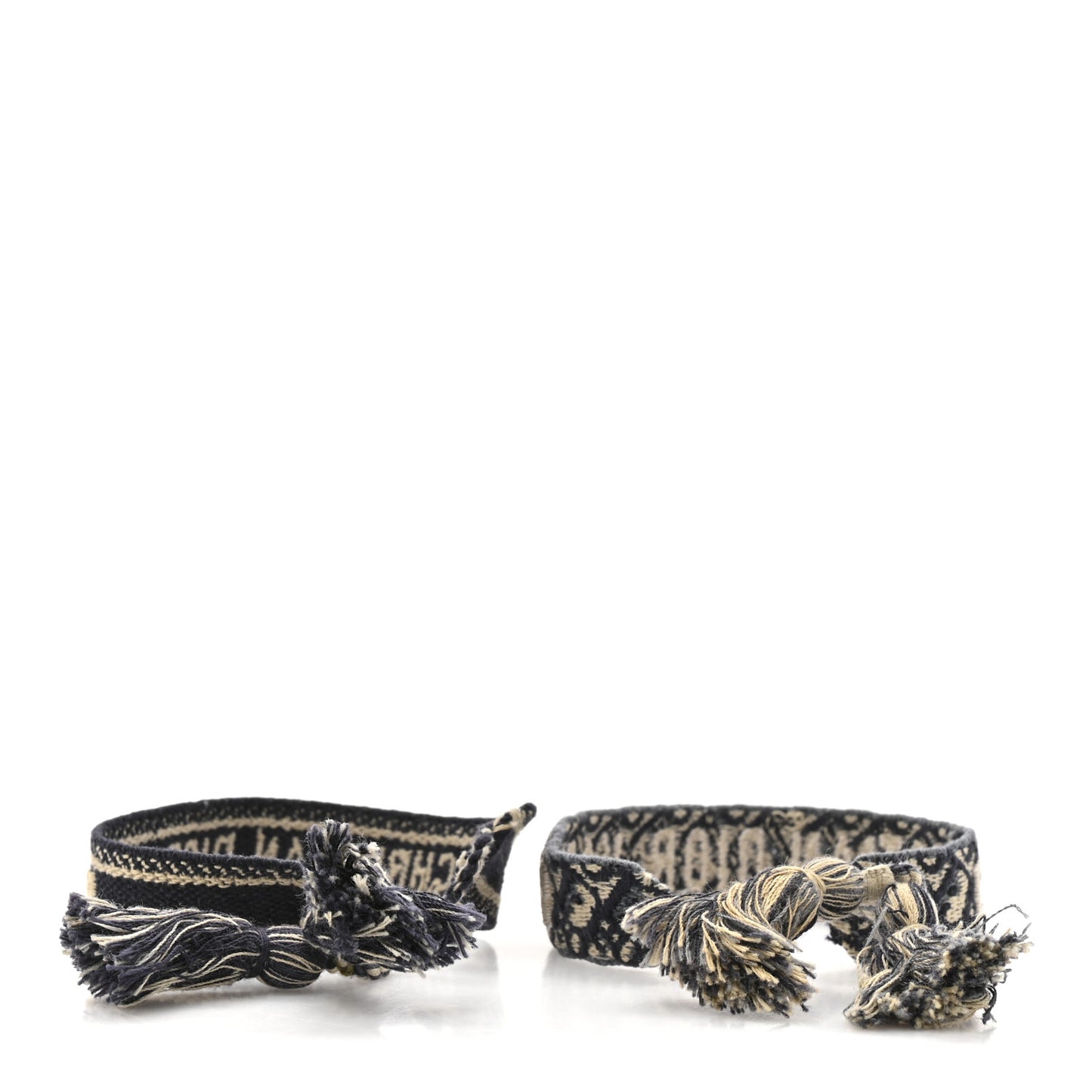 Woven Cotton J'Adior Friendship Bracelet Set Navy