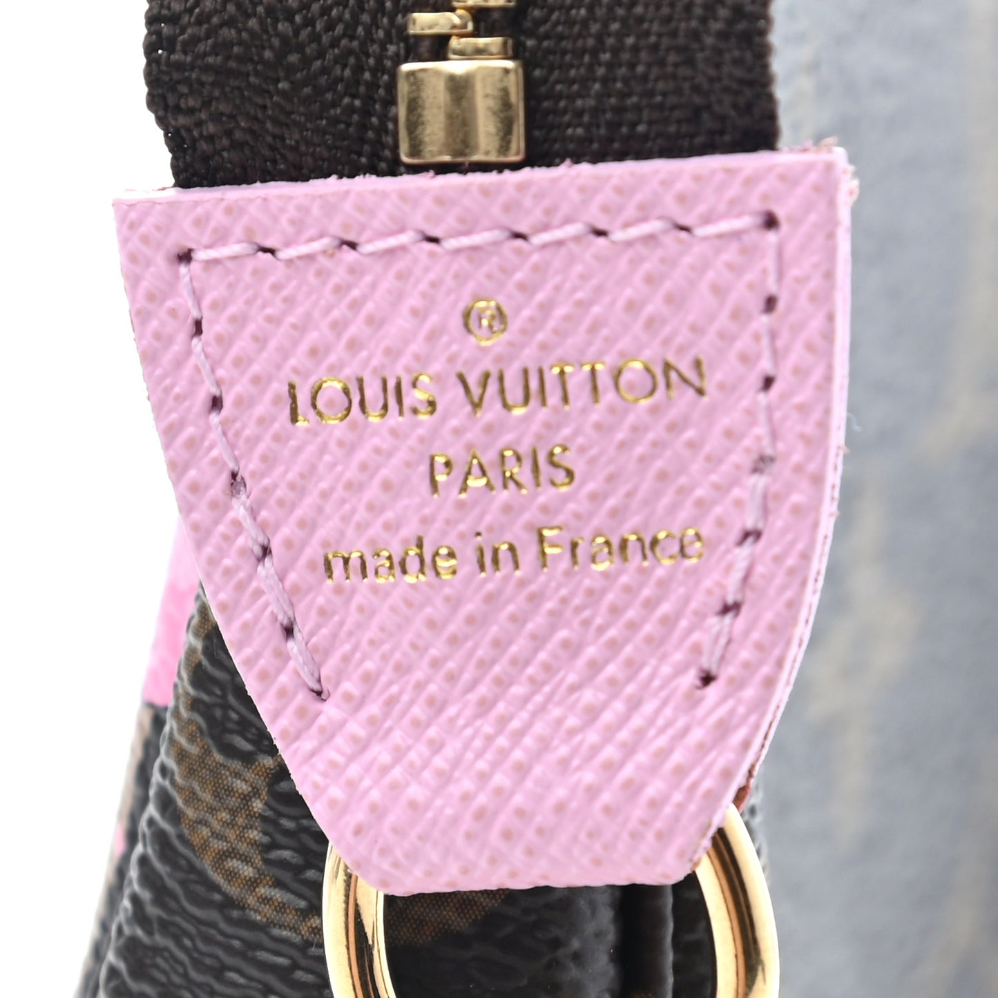 Monogram 2021 Christmas Animation Japanese Garden Mini Pochette Accessories Wisteria Pink