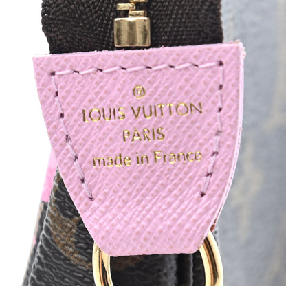 Louis Vuitton Monogram 2021 Christmas Animation Japanese Garden Mini Pochette Accessories Wisteria Pink 6 of 6