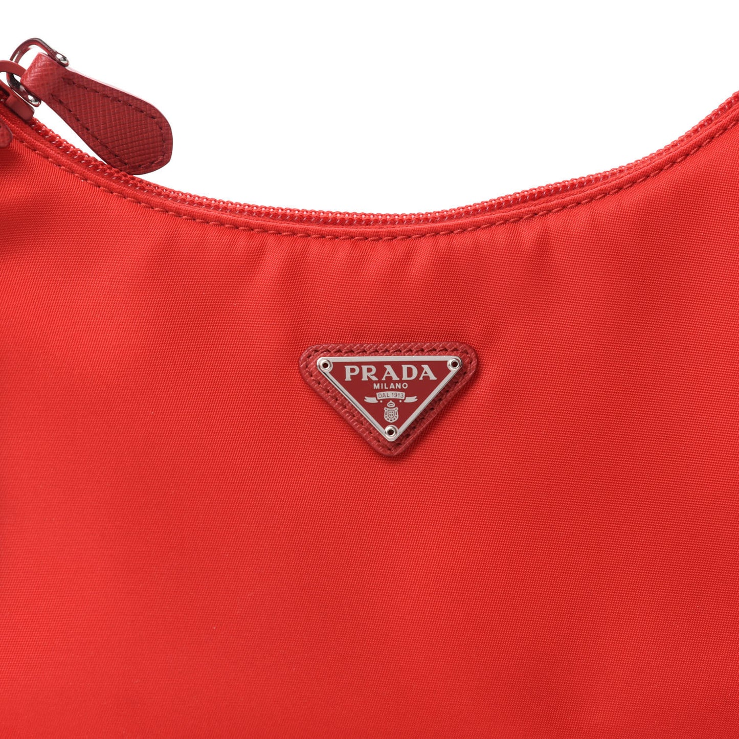 Tessuto Nylon Mini Re-Edition 2000 Bag Rosso