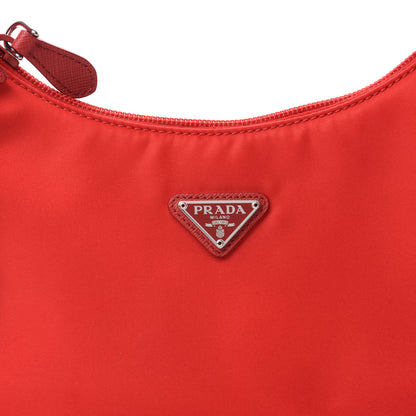 Prada Tessuto Nylon Mini Re-Edition 2000 Bag Rosso 11 of 11