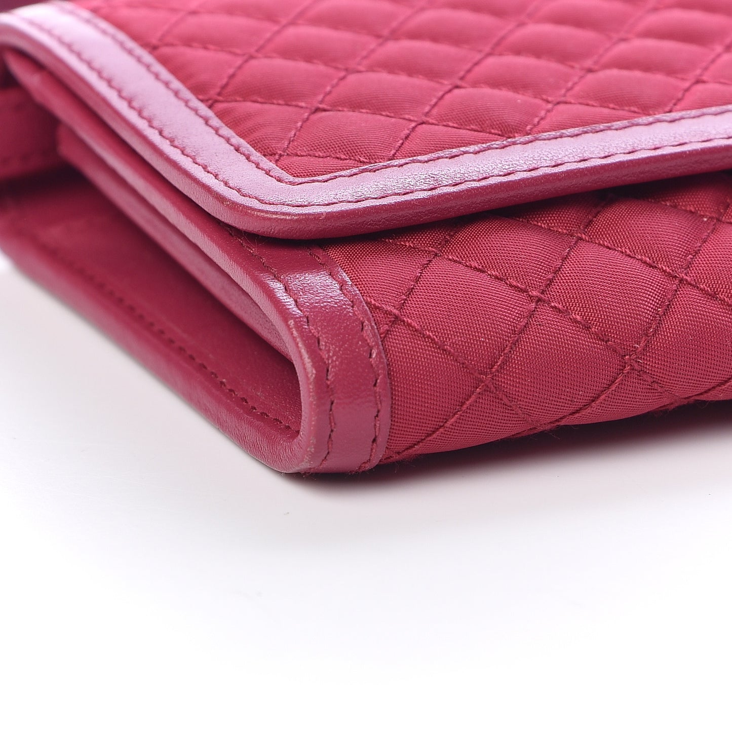 Tessuto Quilted Mini Crossbody Wallet Ibisco