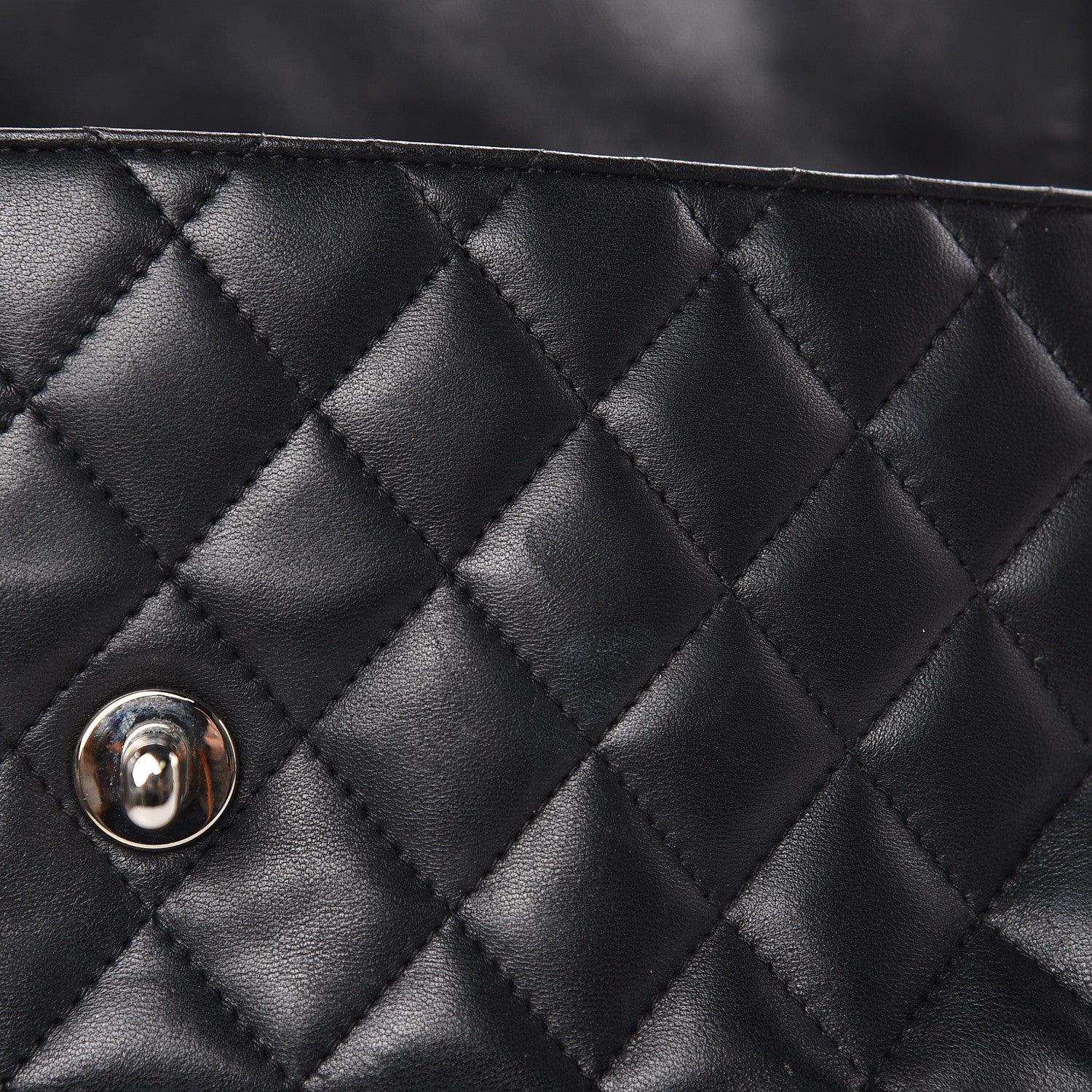 Chanel Lambskin Quilted East West Flap Black 13 of 13