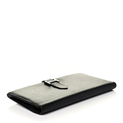 Hermes Epsom Bearn Gusset Wallet Black 3 of 8