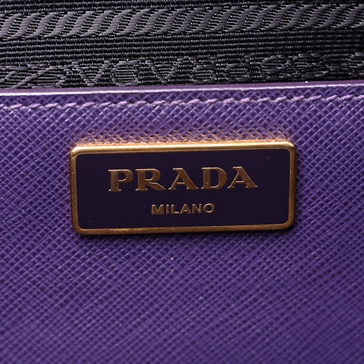 Prada Saffiano Lux Large Galleria Double Zip Tote Uva 7 of 14