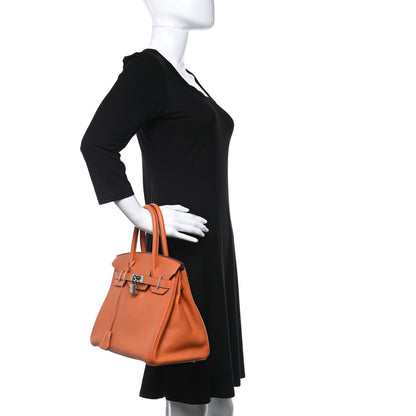 Hermes Togo Birkin 30 Orange 2 of 14