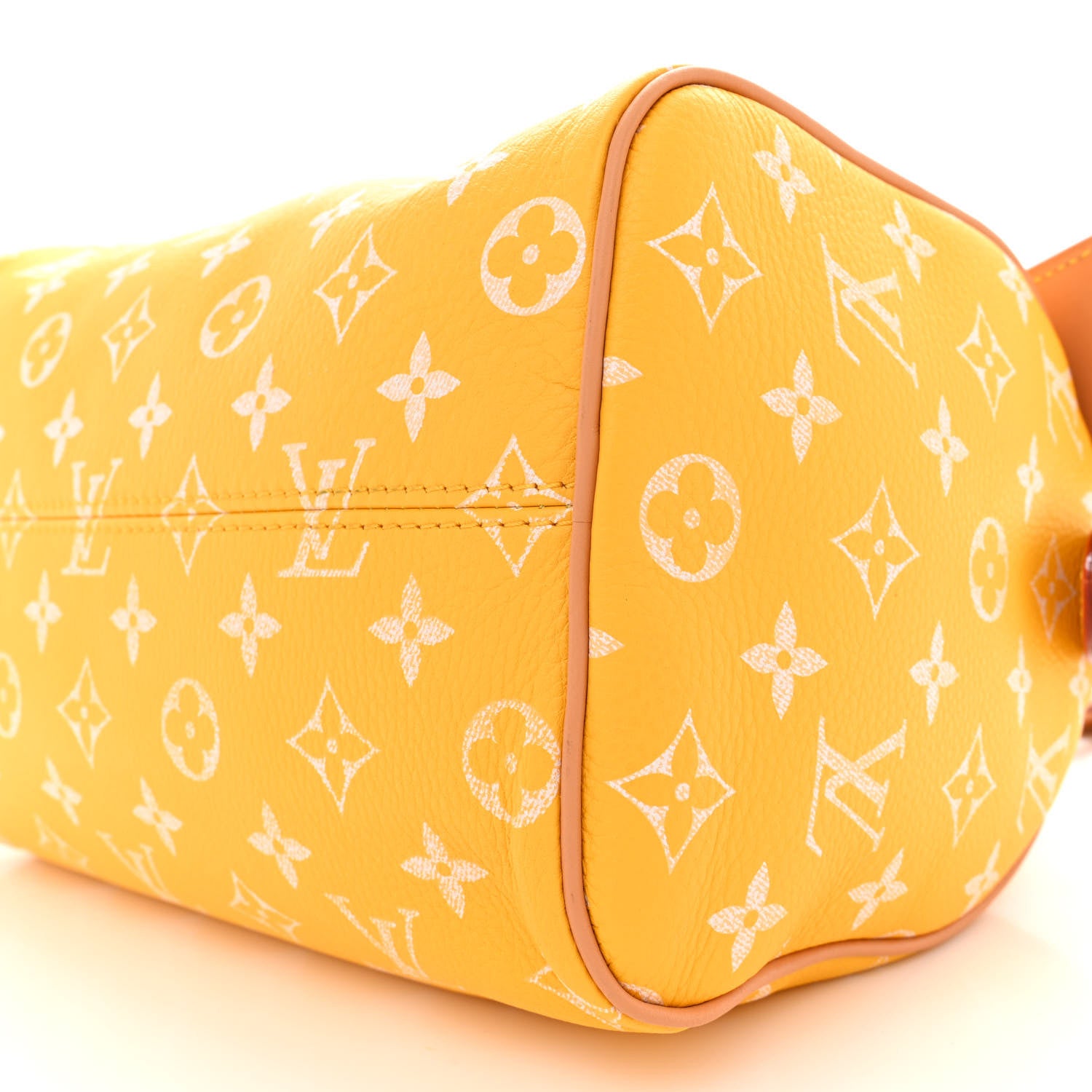 Louis Vuitton Calfskin Monogram Speedy P9 Bandouliere 25 Jaune Mat 11 of 13
