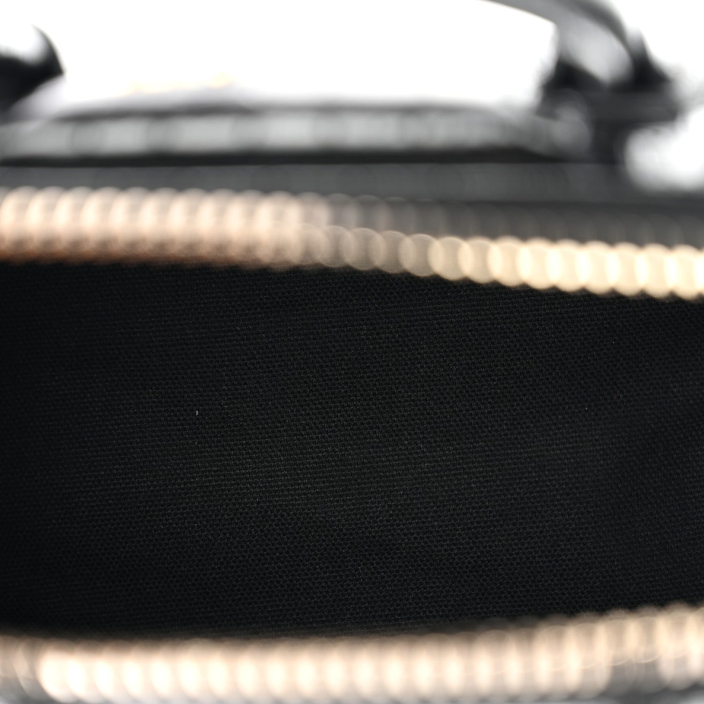 Calfskin Crocodile Embossed Mini Antigona Black