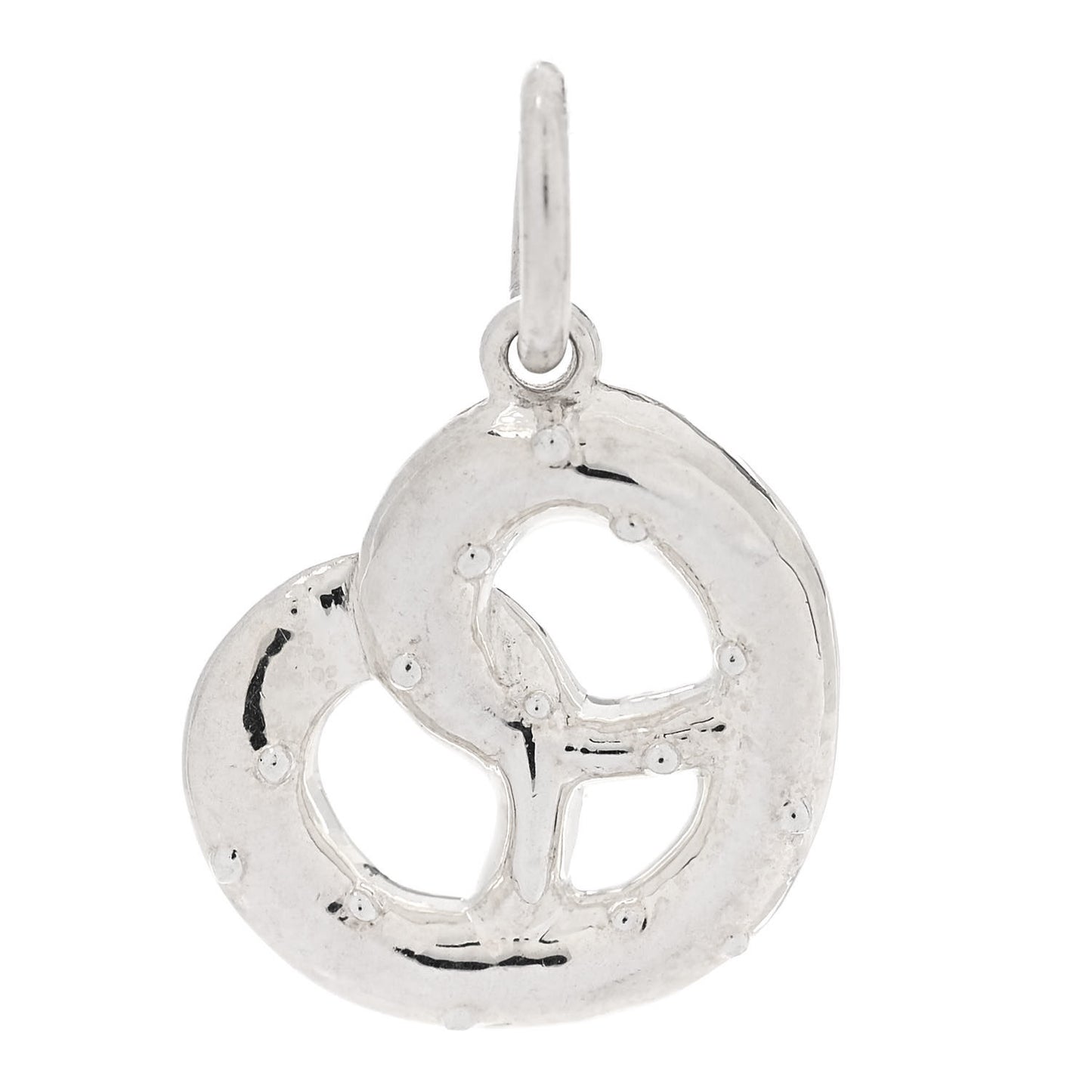 Sterling Silver Pretzel Charm