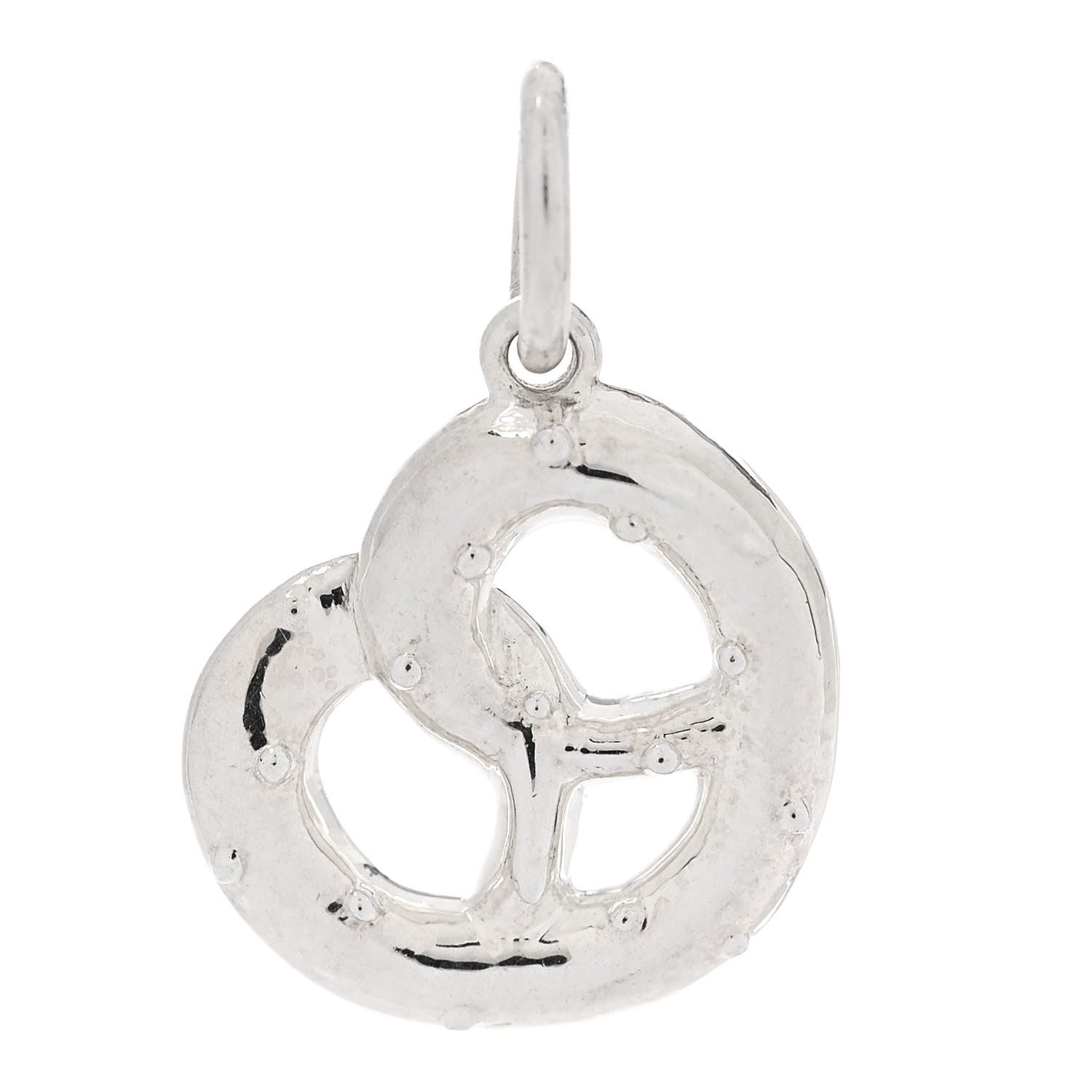 Tiffany Sterling Silver Pretzel Charm 1 of 4