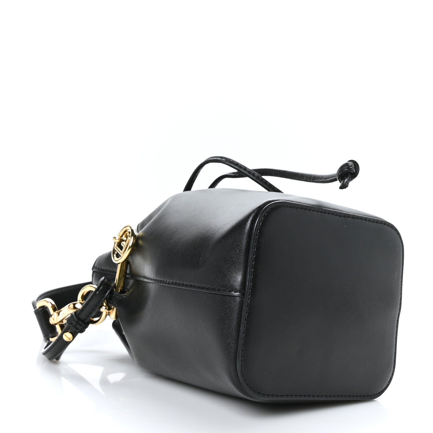 Fendi Vitello Liberty Lucido F is Fendi Mini Mon Tresor Bucket Bag Black 4 of 10