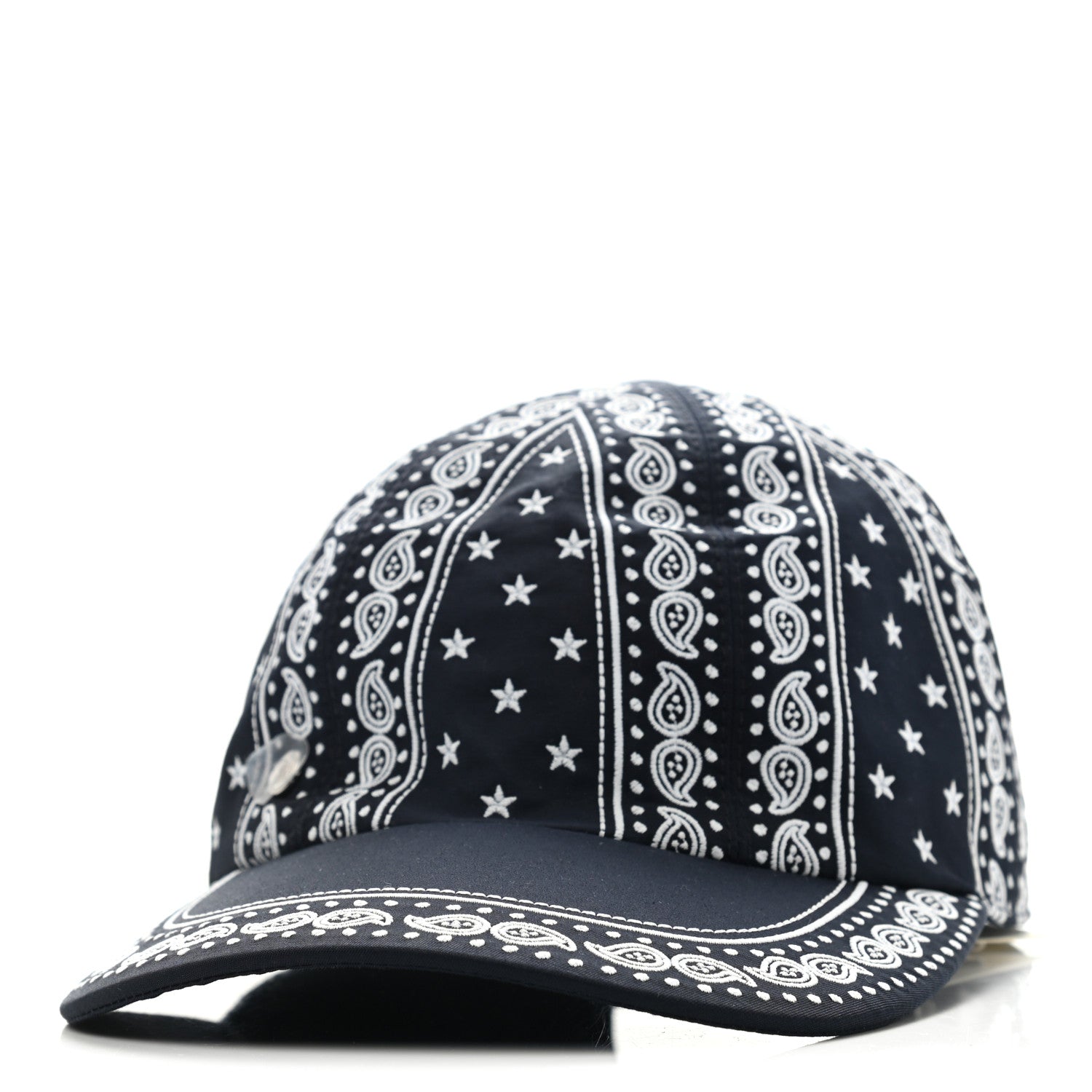 Hermes Cotton Serena Bandana Cap 56 Marine 1 of 9
