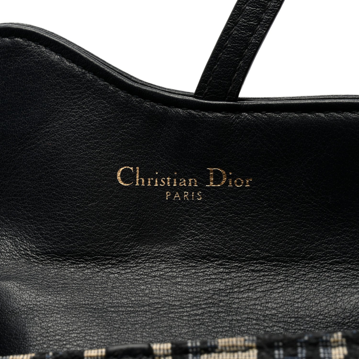 Christian Dior Oblique Nano Saddle Chain Pouch Blue 6 of 8