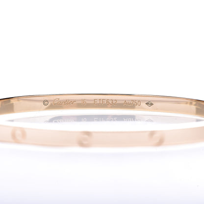 Cartier 18K Yellow Gold Small LOVE Bracelet 16 5 of 7