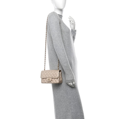 Chanel Metallic Lambskin Quilted Mini Rectangular Flap Gold 2 of 10
