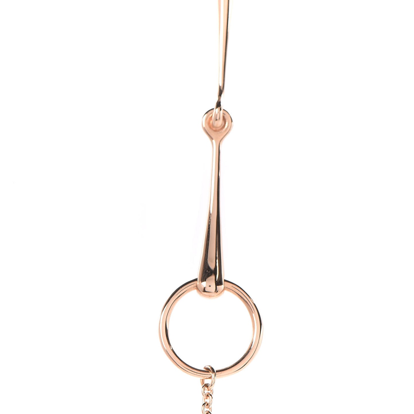 18K Rose Gold Filet d'Or Long Necklace Small