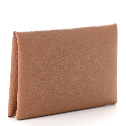 Hermes Chevre Mysore Verso Calvi Card Case Quebracho Mauve Sylvestre 3 of 8