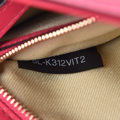 Valentino Garavani Vitello Small Glam Lock Rockstud Flap Deep Fuxia 8 of 8