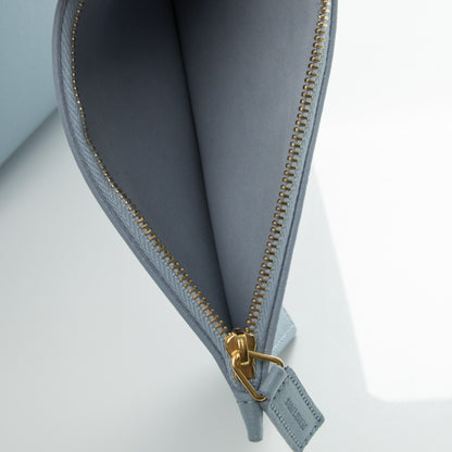 Saint Laurent Calfskin Large Shopping Tote Sky Blue 7 of 7