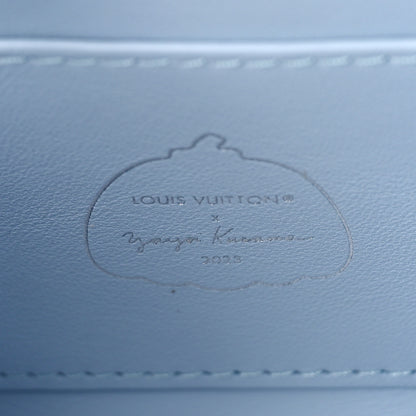 Louis Vuitton LV X YK Taurillon Inlaid Kusama Flowers Mini Capucines Pale Blue 6 of 8