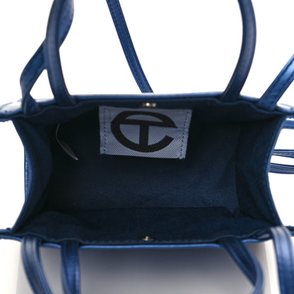 Telfar Vegan Leather Small Shopping Bag Cobalt 4 of 8