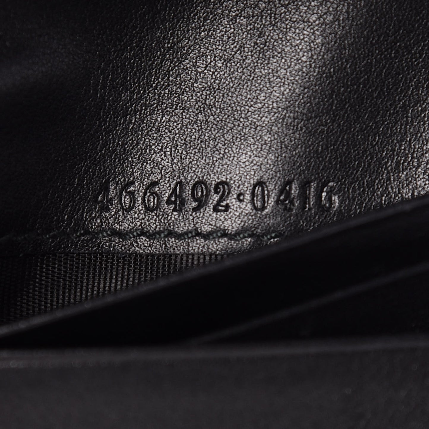 Calfskin Matelasse GG Marmont Card Case Wallet Black