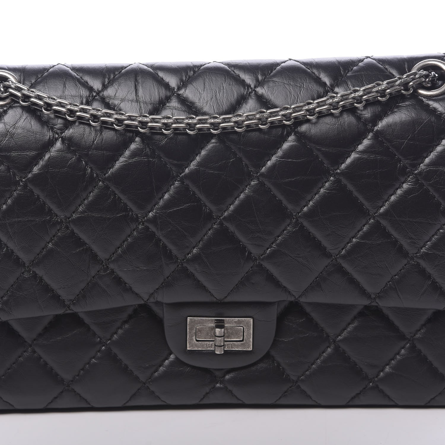 Chanel Aged Calfskin Quilted 2.55 Reissue 226 Flap Black 10 of 10