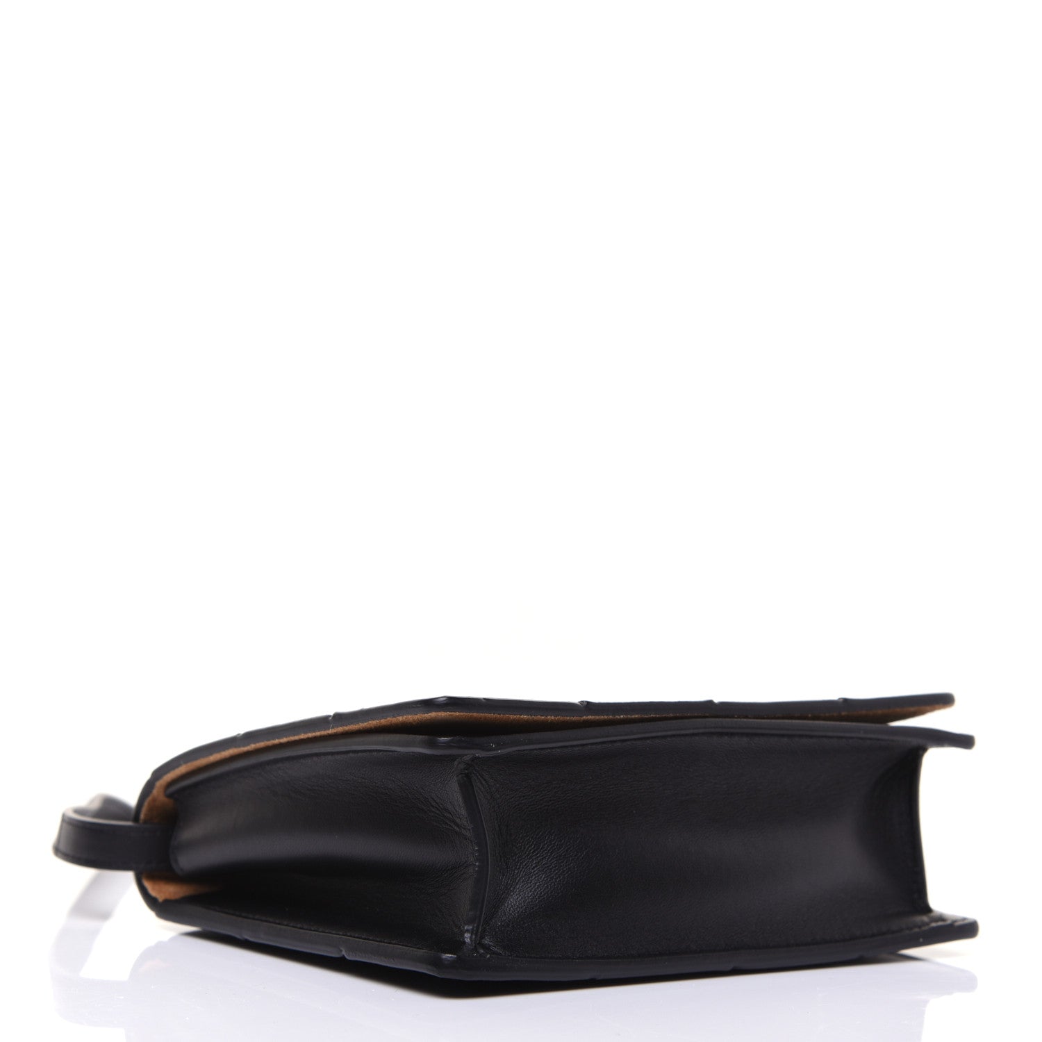 Bottega Veneta Lambskin Maxi Intrecciato Mini Cassette Crossbody Bag Black 4 of 18