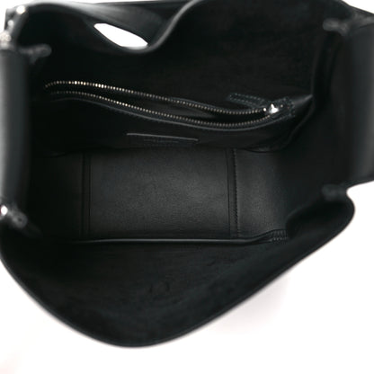 Saint Laurent Smooth Calfskin Small Le 5 A 7 Soft Hobo Black 5 of 10