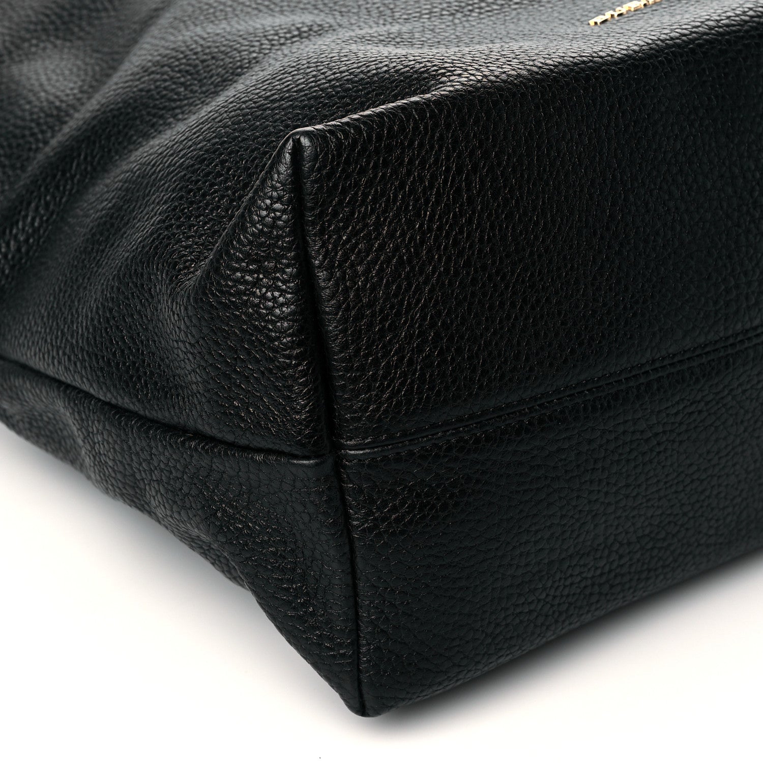 Burberry London Grainy Calfskin Medium Cale Hobo Black 9 of 10